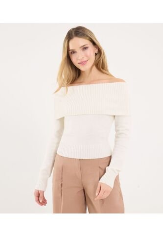 Saco Para Mujer Cardigan Color Crema Marca Ostu #40330093 Ostu