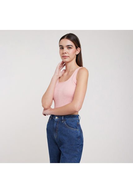 Camiseta Para Mujer Manga Sisa Color Rosado  Marca Ostu #40091599