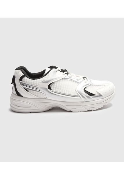 Tenis Para Hombre Chunky Color Blanco Marca Ostu #60720122