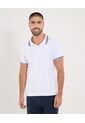 Polo Para Hombre Cuello Tejido Sin Bolsillo Color Blanco Marca Ostu #60110767 de Ostu
