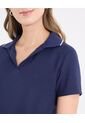 Polo  Para Mujer Manga Corta Color Azul Marca Ostu #40110189 de Ostu
