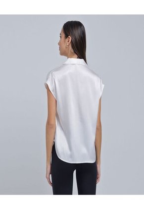 Blusa Para Mujer Manga Sisa Color Crudo Marca Ostu #40121016