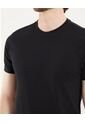 Camiseta Para Hombre Manga Corta Cuello Redondo Color Negro Marca Ostu #60091684 de Ostu