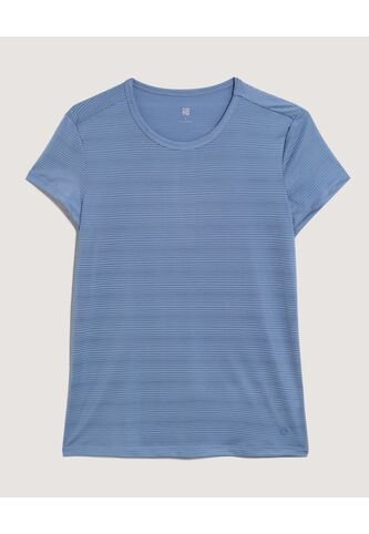 Camiseta  Para Mujer Manga Corta Cuello Redondo Color Azul Marca Ostu #40092801 Ostu