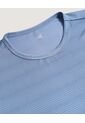 Camiseta  Para Mujer Manga Corta Cuello Redondo Color Azul Marca Ostu #40092801 de Ostu