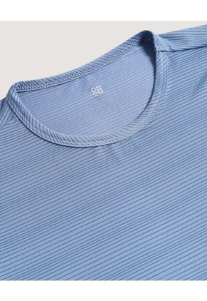 Camiseta  Para Mujer Manga Corta Cuello Redondo Color Azul Marca Ostu #40092801