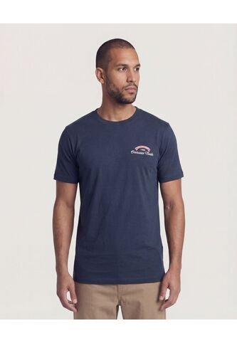 Camiseta  Para Hombre Manga Corta Cuello Redondo Color Azul Marca Ostu #60091895 Ostu