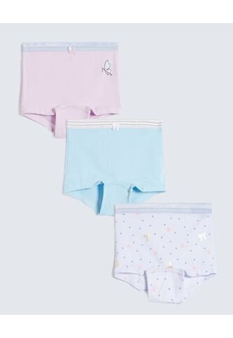 Ropa Interior Infantil Niña Boxer Color Azul Marca Ostu #90180084 Ostu
