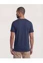 Camiseta  Para Hombre Manga Corta Cuello Redondo Color Azul Marca Ostu #60091895 de Ostu