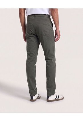 Pantalon Basico 5 Bolsillos  Para Hombre Verde Ostu