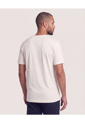 Camiseta Regular Estampado Limón  Para Hombre Marfil Ostu