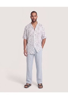 Pantalón De Moda Con Pinzas  Para Hombre Gris Ostu