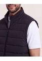 Chaleco Acolchado Con Cremallera  Para Hombre Negro Ostu de Ostu