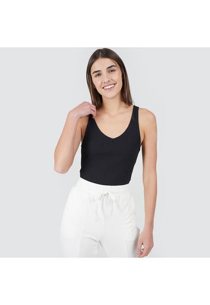 Camiseta Para Mujer Manga Sisa Color Negro Marca Ostu #40091283