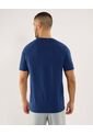 Camiseta Para Hombre Manga Corta Cuello Redondo Color Azul Marca Ostu #60091625 de Ostu