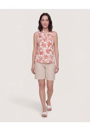 Blusa Manga Sisa  Para Mujer Rojo Ostu