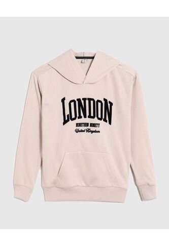 Buzo Infantil Niño Hoodie Color Beige Marca Ostu #80060177 Ostu