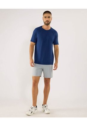 Camiseta Para Hombre Manga Corta Cuello Redondo Color Azul Marca Ostu #60091625