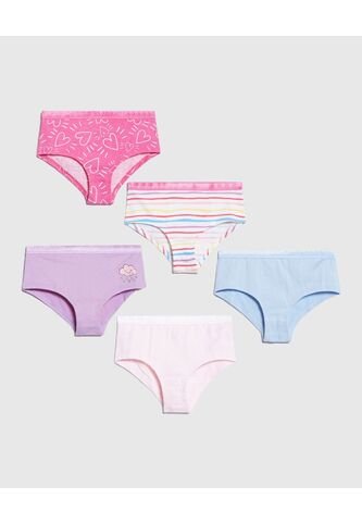 Ropa Interior Para Niña Panty Color Pack X Marca Ostu #90180045 Ostu