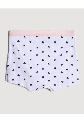 Ropa Interior X3 Infantil Niña Boxer Color Negro Marca Ostu #90180107