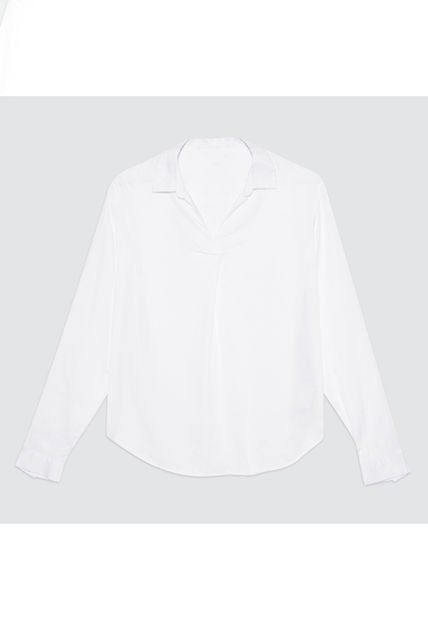 Blusa Para Mujer Manga 3/4 Color Blanco Marca Ostu #40120767