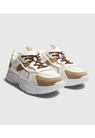 Tenis Para Mujer Chunky Color Blanco Marca Ostu #40720170 Ostu
