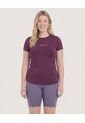 Camiseta  Para Mujer Manga Corta Cuello Redondo Color Vino Marca Ostu #40092813 de Ostu