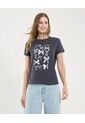 Camiseta Para Mujer Manga Corta Color Negro Marca Ostu #40092249 de Ostu