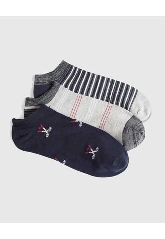 Medias Para Hombre Invisible Color Azul Marca Ostu #60980298 Ostu