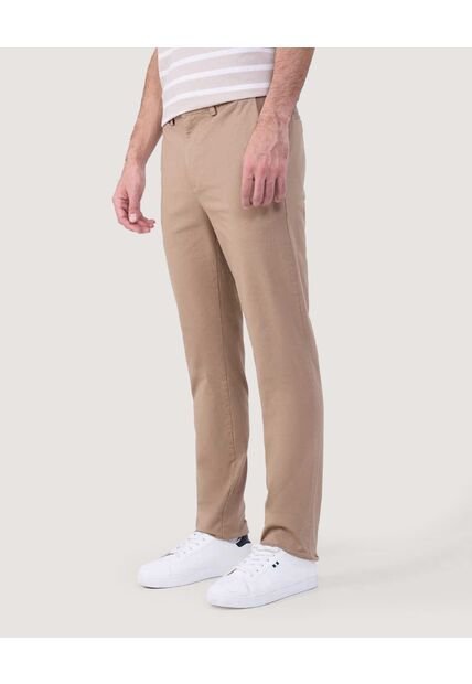 Pantalon Para Hombre Chino Color Café Claro Marca Ostu #60070418