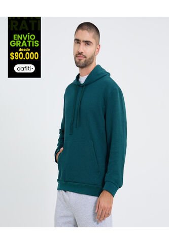Buzo Para Hombre Hoodie Color Verde  Marca Ostu #60060389 Ostu