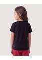 Niña-Camiseta Time To Love  Infantil Niña Negro Ostu de Ostu
