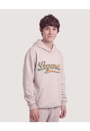 Niño-Buzo Hoodie Legends Infantil Niño Beige Ostu