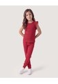 Niña-Camiseta Con Boleros  Infantil Niña Rojo Ostu de Ostu