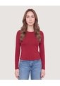 Camiseta Manga Larga  Para Mujer Vino Ostu de Ostu