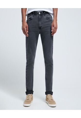 Jean Para Hombre Skinny Color Negro Marca Ostu #60160307 Ostu