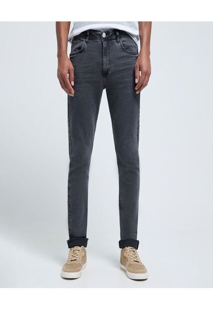 Jean Para Hombre Skinny Color Negro Marca Ostu #60160307