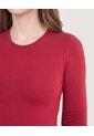 Camiseta Manga Larga  Para Mujer Vino Ostu de Ostu