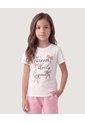 Niña-Camiseta Forever Lovely  Infantil Niña Crema Ostu de Ostu