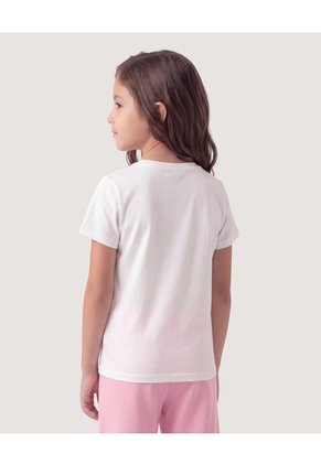 Niña-Camiseta Forever Lovely Infantil Niña Crema Ostu