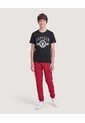 Niño-Camiseta Screen Letter V  Infantil Niño Negro Ostu de Ostu