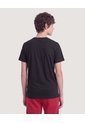 Niño-Camiseta Screen Letter V  Infantil Niño Negro Ostu de Ostu