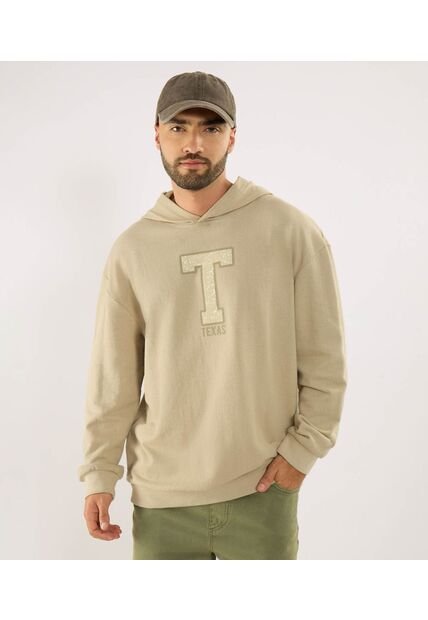 Buzo Para Hombre Hoodie Color Beige Marca Ostu #60060583