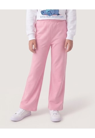 Niña-Pantalón Jogger Wide Leg  Infantil Niña Rosa Ostu Ostu