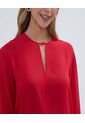 Blusa Para Mujer Manga Larga Color Rojo Marca Ostu #40121057 de Ostu