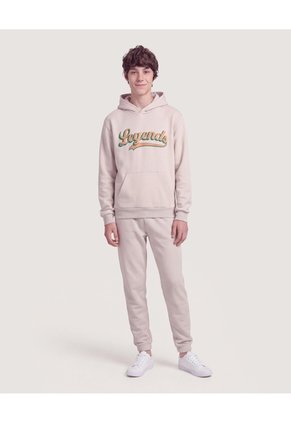 Niño-Pantalón Jogger Essential Infantil Niño Beige Ostu