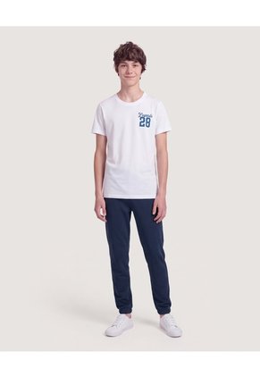 Niño-Pantalón Jogger Essential  Infantil Niño Azul Ostu