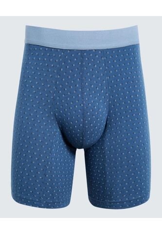 Boxer Para Hombre Filete Medio Algodón Color Azul  Marca Ostu #60000484 Ostu