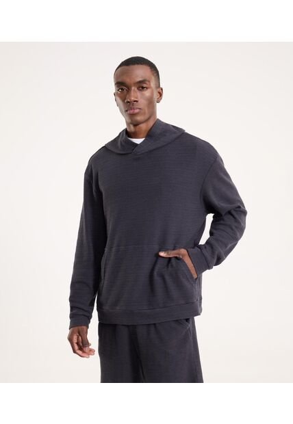 Buzo Para Hombre Hoodie Color Gris Marca Ostu #60060544