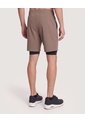 Bermuda Active 2 En 1  Para Hombre Camel Ostu de Ostu